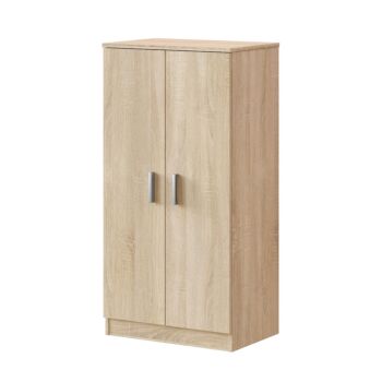 Scarpiera bassa 2 ante, finitura Rovere canadian