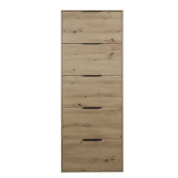 scarpiera 5 ribalte rovere