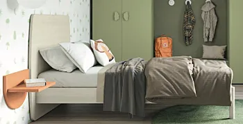 letto grigio bambino