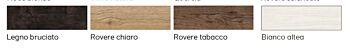 Tavolo di design L.160 allungabile, colore rovere tabacco, Made in Italy
