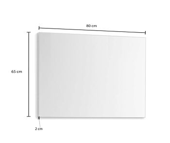 Moderna Specchiera L.80 cm, Made in Italy