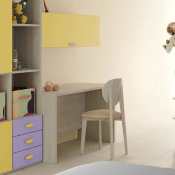 Scrivania Cenere wood, L.120 H.74, design moderno Zenzero Shop