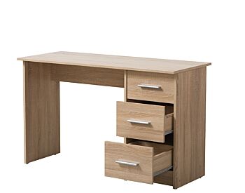 Scrivania con cassetti, finitura Rovere 