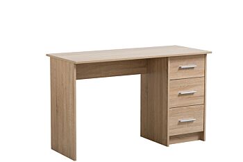 Scrivania con cassetti, finitura Rovere 