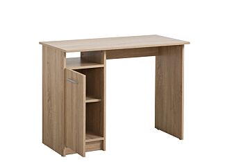 Scrivania con un'anta, finitura Rovere 
