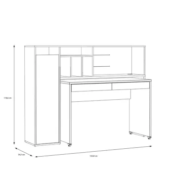 scrivania in offerta rovere