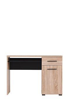 Scrivania moderna per cameretta, finitura Rovere 
