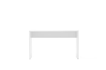 Elegante Scrivania moderna in finitura Bianco opaco