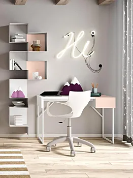 scrivania moderna rosa antico