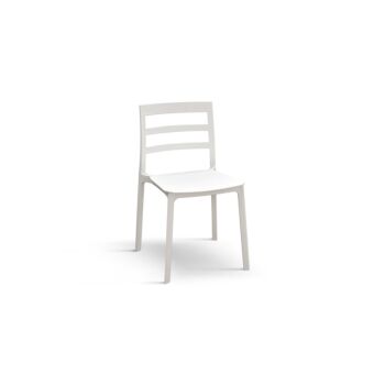 Sedia in polipropilene moderna, disponibile in diversi colori