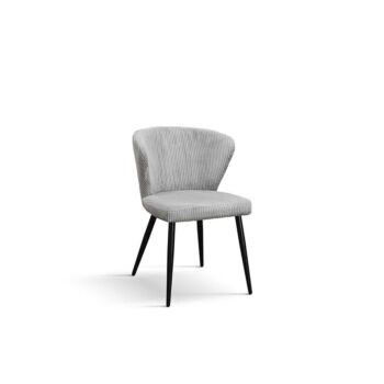 Sedia in velluto Grigio 