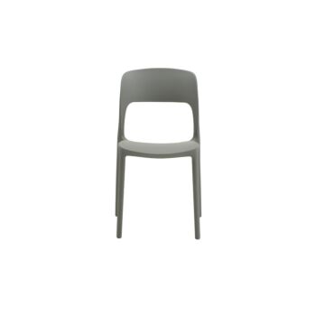 Sedia per interni ed esterni, 42x83x50 h cm, color Grigio