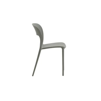 Sedia per interni ed esterni, 42x83x50 h cm, color Grigio
