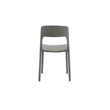 Sedia per interni ed esterni, 42x83x50 h cm, color Grigio