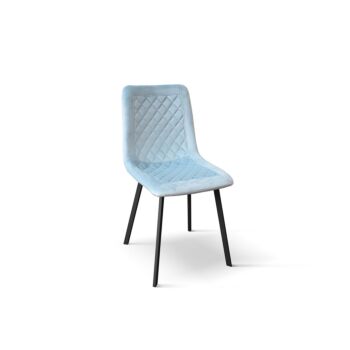 offerta sedia rombi azzurra