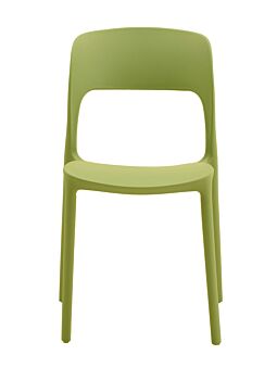 sedia verde da esterno