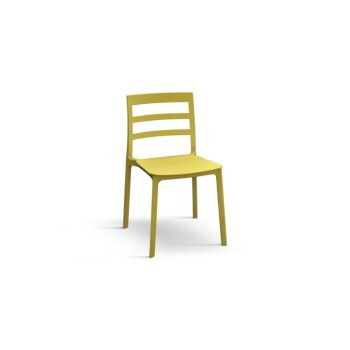 Sedia in polipropilene moderna, disponibile in diversi colori
