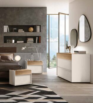 Set moderno Bali completo Orzo e Noce biondo