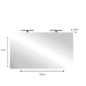 mobile 2 lavabi 120 cm