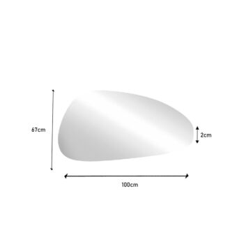 Mobile bagno sospeso, 2 cassetti, L.82 cm