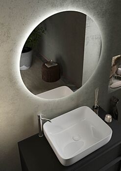 bagno nero 110 cm a terra