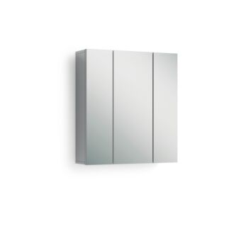 Bagno moderno completo con specchio, finitura Bianco 