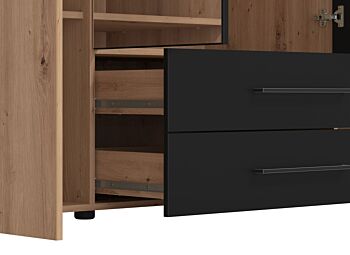 nuovo Offerte Black friday, Armadio 4 ante di design con specchi