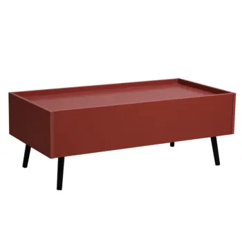 tavolino salotto rosso
