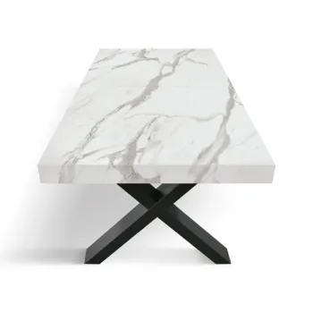 Tavolo con 2 allunghe da 40 cm
