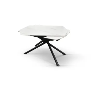 Elegante Tavolo rotante  Marmo Bianco 