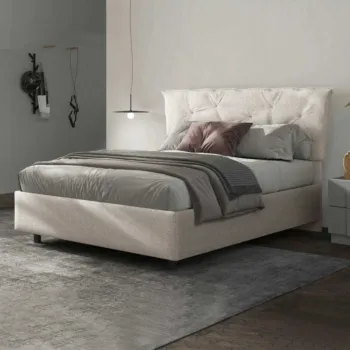 letto matrimoniale  colore ghiaccio 