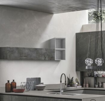 Vano a giorno per cucina, Beton