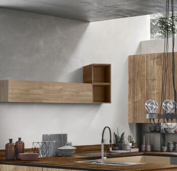 Vano a giorno per cucina, Noce dark