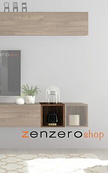 Vano a giorno in finitura Noce Dark