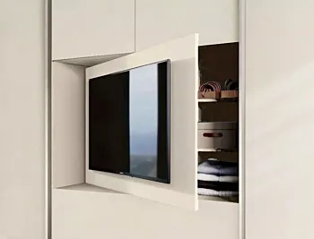 armadio bianco spatolato
