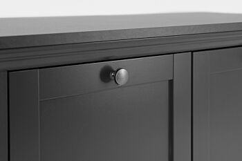 Armadio multiuso Grigio antracite, 5 ripiani ed 1 cassetto