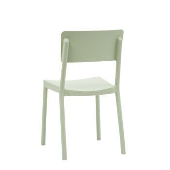 Offerta Sedia moderna di design, finitura Verde salvia