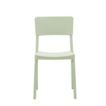 Offerta Sedia moderna di design, finitura Verde salvia