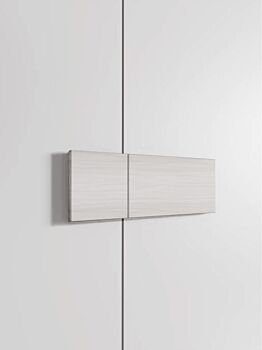 Armadio camera letto con vano tv, Bianco Opaco e Altea