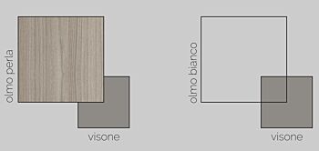 Settimino 6 cassetti, finitura Olmo Bianco, Made in Italy