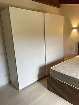 Armadio bianco opaco scontato, made in Italy