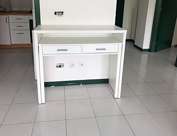 ACQUISTA ANCHE TU Consolle allungabile con 2 cassetti, finitura bianca