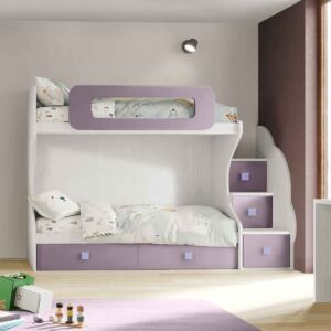 letto a castello con cassetti