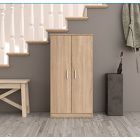 Scarpiera bassa 2 ante, finitura Rovere canadian