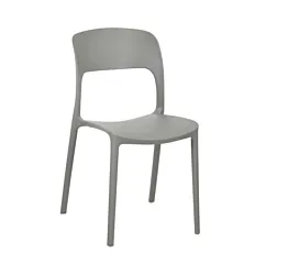 Sedia in polipropilene colore Grigio moderno