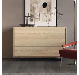 comò nodato rovere