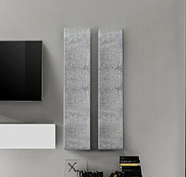 Elemento Colonna appeso di design Beton e Bianco