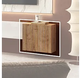 Cubo sospeso 55x50, Cadiz cannettato, 1 anta