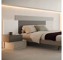 letto in legno laccato
