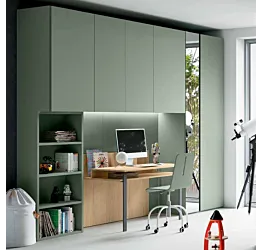 Armadio a ponte, L.305, finitura Agave